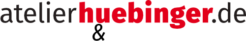 Firmenlogo, Atelier Hübinger, Website und Print, Werbeagentur
